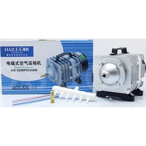 Electromagnetic air compressor for aquarium ACO-328 60W air pump increasing oxygen pump Aquarium Oxygen ElectrIc magnetic pump
