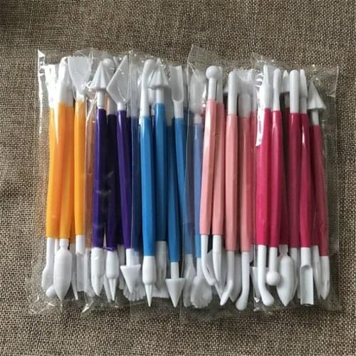 8Pcs New Plastic Clay Sculpting Set Wax Carving Pottery Tools Carving Sculpture Shaper Polymer Modeling Handicraft Clay Tools
