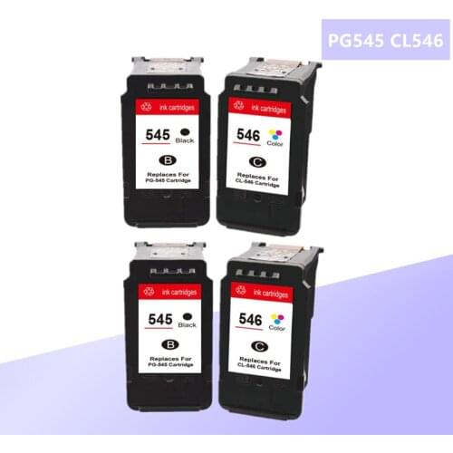 Compatible 545XL 546XL 545 XL 546 XL Ink Cartridge for Canon PG545 CL546 PG-545 for Pixma MG3050 2550 2450 2550S 2950 MX495