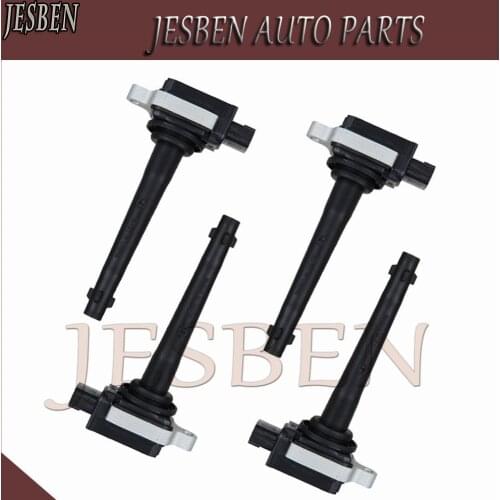 4PCS 22448-ED800 Ignition Coil Fit for NISSAN MARCH TIIDA 1.6L 1.8L SENTRA 2.0L 2007-2014 NO# C1564 22448ED800 22448-CJ00A