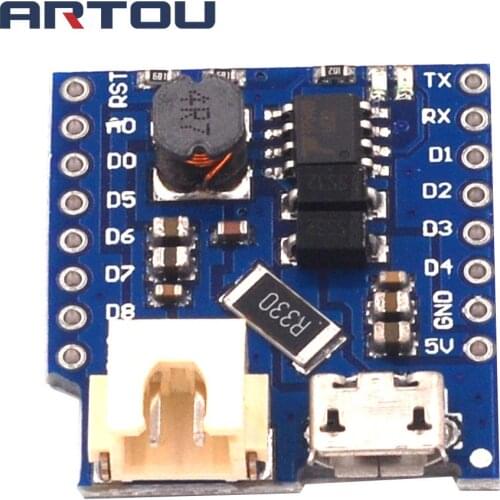 D1 Mini Single Lithium Battery and Boost Shield 1A Charging Board Module MICRO Interface Charging Board