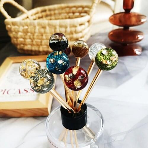 Fashion Hair Sticks Simple Colorful Metal Hairpin Women Hair Clips Tin Foil Sequins Hair Sticks Hair Barrettes Hair Accessories