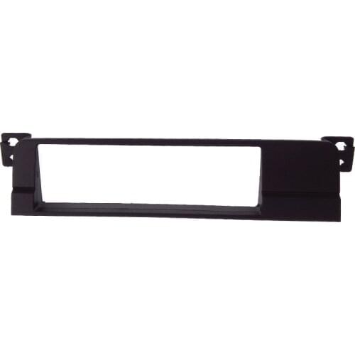 One Din Fascia For BMW 3 Series (E46) 1998-2005 Radio CD DVD Stereo Panel Dash Mount Trim Kit Surround Frame Plate