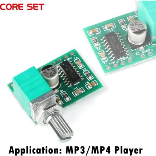 PAM8403 5V Power Audio Amplifier Board 2 Channel 3W W Volume Control / USB Power 8403 Digital Power Audio Amplifier Board