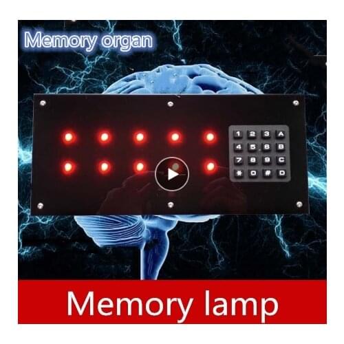 Real life games escape room props Memory lamp Memory organ Shorthand panel takagism game Escape from the secret room props