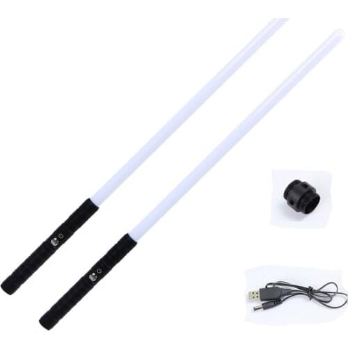 Lightsaber Neopixel 8 Color RGB Light Saber Lighting Heavy Dueling Colors Sound Lightstick Metal Handle Laser Sword Toys Gift