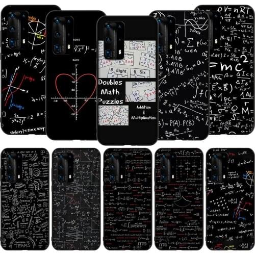 T73 Formulas Math Formul Case for Huawei Mate Nova 2 2i 3 3i 4E 5 5i 5T Smart 6 7 10 20 30 SE P Smart Pro Lite 2019