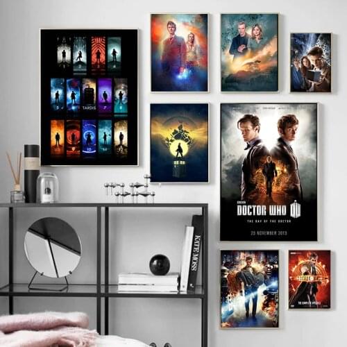 TV Series Doctor who Home Decor Canvas Painting Pictures Wall Art Prints Nordic Style Watercolor Poster Living Room
