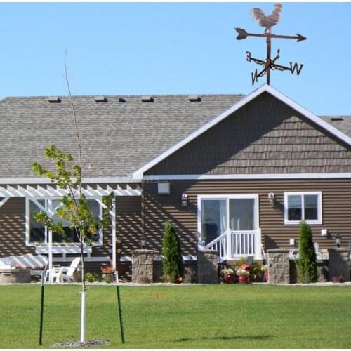 Stainless Iron Weathervane Weather Vane Outdoor Decor Decorations