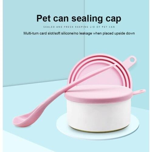 Universal Preservation Silicone Lid Canned Pet Dog Sealed Lid Sealing Cap Sealing Lid Canned Lid