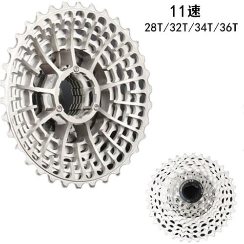 Highway bicycle flywheel 11 speed 22 speed 28T 32t 34t36t hollow ultra light truck flywheel gear