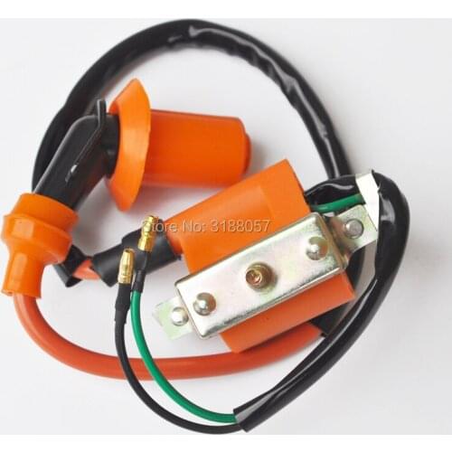 High performance ignition coil for 50cc 90cc 110cc 125cc ATV dirt bike quad go kart HP
