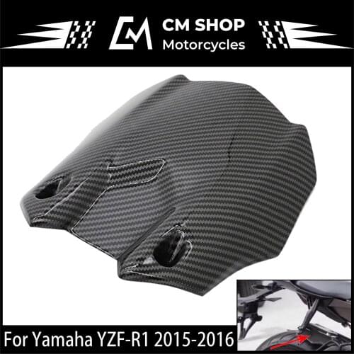 Carbon Fiber Motorcycle Rear Fender For Yamaha YZFR1 YZF R1 2015 2016 ABS Plastic Rear Fender Splash Guard Rear Guard Plate