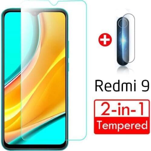 Protective Glass For Xiaomi Redmi 9 Camera Glass Screen Protector on Xiomi Redmi 9 M2004J19AG 6.53" Redmi9 Back Lens Phone Films