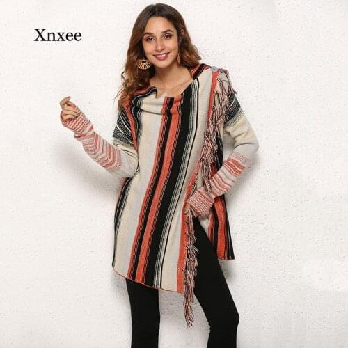 Irregular Tassel Knitting Topsfringe Vintage Sweaters Cardigans for Women Fashion Jacket Female Long Cardigan Boho Knitwear Coat
