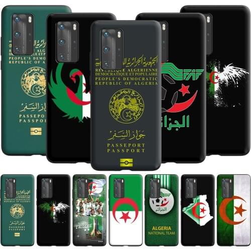 Algerian Algeria Passport Case for Huawei P10 Lite P20 P30 P Smart 2021 Z P40 Pro