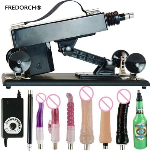 FREDORCH Sex Machine Gun With 6 Dildo Sex Toy For Adult Love Machine Vibrator Love Machine Women Masturbation Product