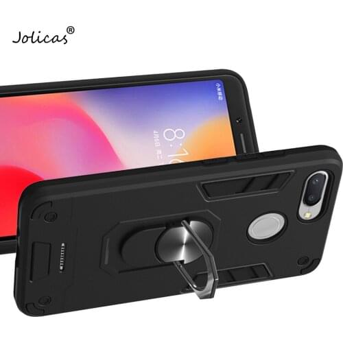 Magnetic Ring Smart Phone Covers For Xiaomi funda Redmi 6 Capa Soft Silicone Cover Xiaomi Redmi coque Pro MiA2 Lite 6A Note 6