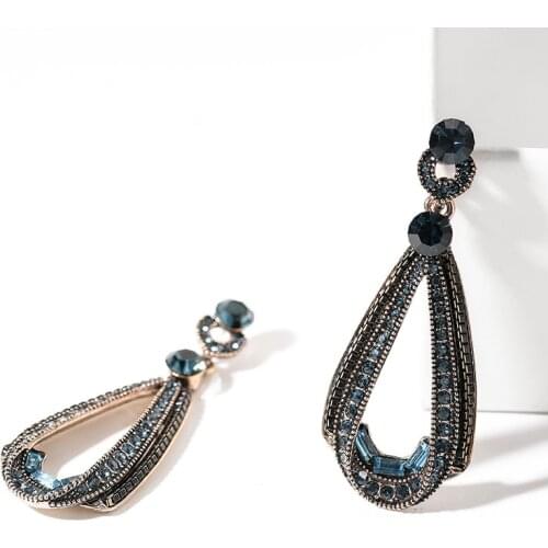 Fashion Long Tassel Full Rhinestone Drop Earrings for Women luxury Shiny Water Drop Crystal Dangle Earrings Jewelry Gifts