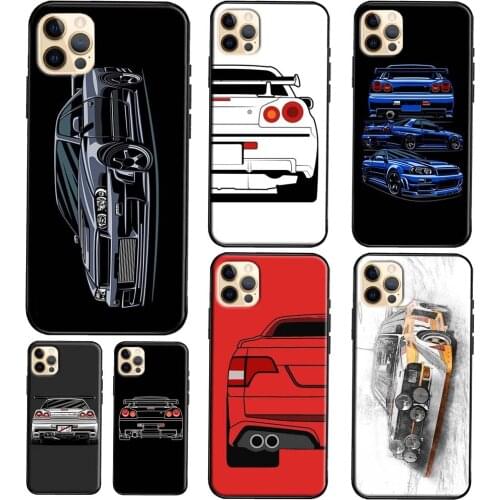Sports Drift Car Soft TPU Case For iPhone 11 12 Pro Max mini Case For iPhone XR X XS Max SE 2 7 8 Plus