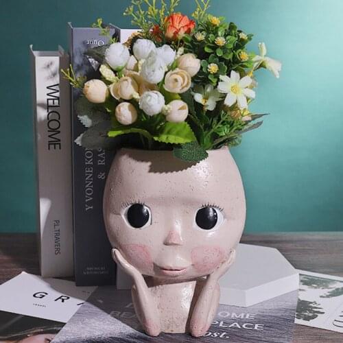 New Flower Pot Home Desktop Decoration Flower Pots Garden Supplies Planting Flower Pot Dropshipping Macetas Decorativas