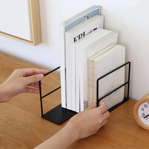 Metal Book Stand Table Top Book Holder Table Top Book Organizer WD-224