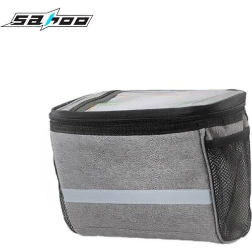 SAHOO 2018 New Cycling Bag Bike Handlebar Bag Outdoor Sports Front Bicycle Bags Waterproof Insulation Pouch Accessories