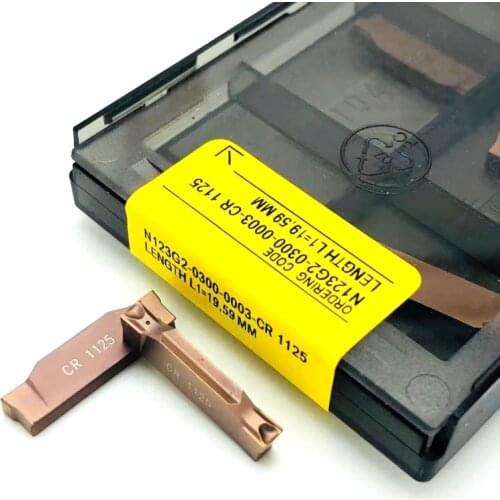 N123G2 0300 0003 CR 1125 Section Slotting and Cutting Tool Lathe Slotting Insert CNC Stainless Steel Slotting Insert Lathe tool