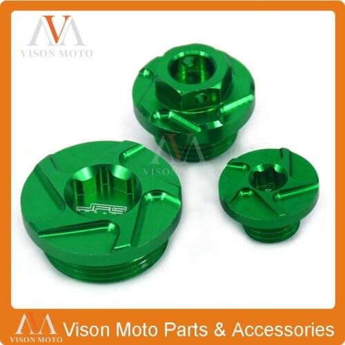 Billet Engine Timing Oil Plug Cover Screw For Kawasaki KX250F KXF250 04-10 RMZ250 04-06 MX Enduro Motard