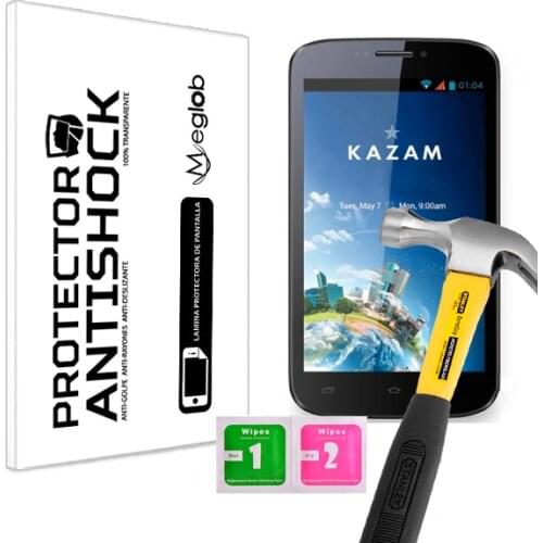 Protector de Pantalla Anti-Shock Anti-Golpe Anti-arañazos Compatible con Kazam Trooper X5 5