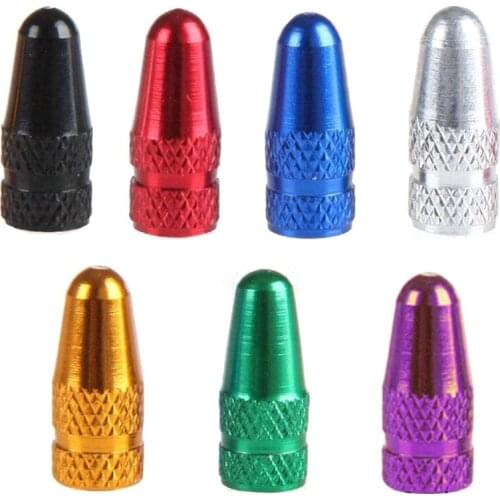 10PCS CNC Presta Valve Cap Aluminum Alloy Bicycle Tire Valve Caps Dust Covers French Style