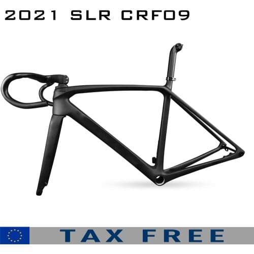 2022 CRF09 T1000 Top SLR Carbon Road Bicycle Bike Frame Light Weight Disc Brake Framest With Handlebar Stem XDB DPD Available