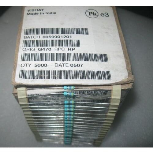 100% New and original 4.7K 0 SFR25 0.25W 0.4w power metal film resistance