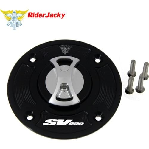 Motorcycle CNC Aluminum Fuel Gas Tank Cap Keyless Cover For Suzuki SV 650 SV650 / SV650S 1999-2002 2000 2001
