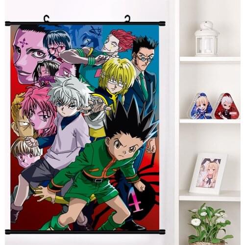 Anime Hunter × Hunter GON·FREECSS Wall Scroll Mural Poster Wall Hanging Poster Otaku Collection Art Home Decor Gift dropshipping