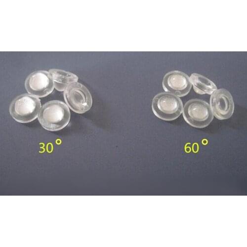 #ASGR-8.3 High quality 3030 led lens, 30 degree size: 8.3X5.1mm, 60 degree size: 8.3X4mm, Grinding Surface, PC Materials