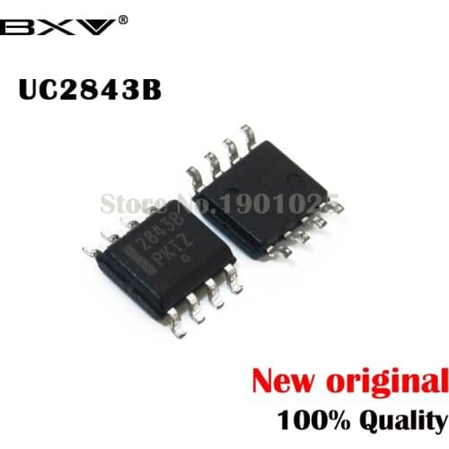 Free Shipping 10pcs/lot UC2843BD1R2G UC2843 SOP8 2483B SMD original