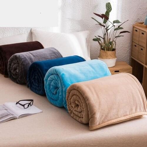 Flannel Bed Sheet 1PCS Mod Bed Sheets Soft For King/Queen Size Home 1.5/1.8M Bed Winter Bedding Cover Flat Solid Color Sheet