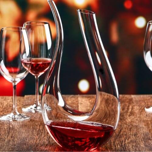 Handmade Crystal Red Wine Whiskey Decanter Pourer Glass Brandy Decant Set Jug Bar Champagne Water Bottle Drinking Glasses Gifts