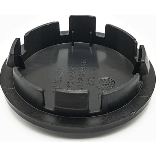 65mm Black Car Wheel Center Caps Hub Cover 3B7601171 For Touran Beetle Golf Bora Sharan Tiguan 3B7 601 171