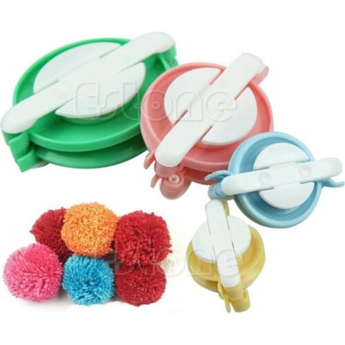 Pompon Set Appareil Bommel Pom Pom Maker Clover Fluff Ball Weaver Needle Craft Knitting Tool DIY needlework Set home supplies