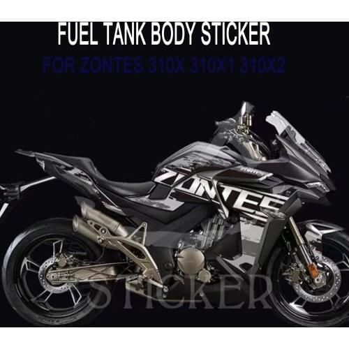 Motorcycle Fuel Tank Sticker 310X 310X1 310X2 Body Decal Protection For Zontes 310 X 310 X1 310 X2