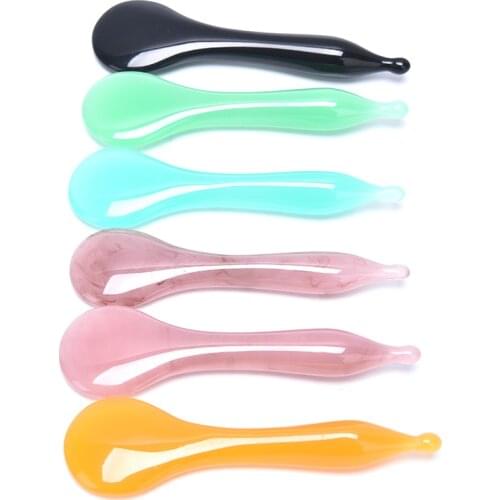 Natural Resin Massage Scraping For Face Neck Beeswax Guasha Scraper Massager Scrape Therapy Acupoint Acupressure Hot Sale