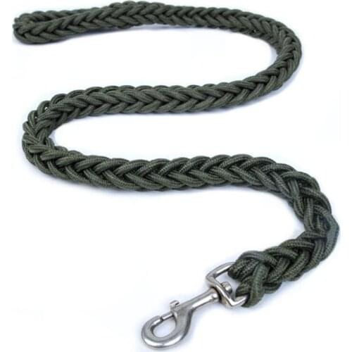 Large Dog Leashes for Dog Leads Pet Training Walking Safety Mountain Climbing Rope Dog Leashes Green Black Color