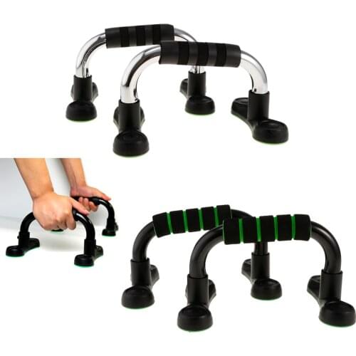 Sturdy Steel Push Up Bars Stand Handle Bodybuilding Trainer Chest & Arms Exercising Tool for Women Men