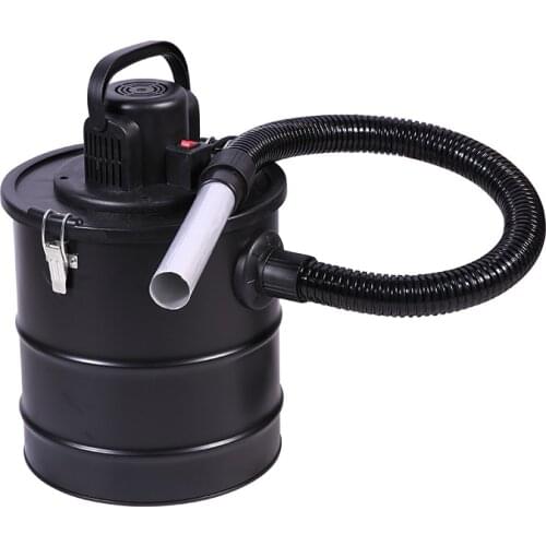 High-power handheld wood pellet hot ash vacuum cleaners for fireplace black durable high-capacity 1pc