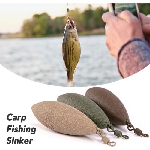 71G / 85G / 99G / 128G / 142G Carp Fishing Lure Sinker Spindle Fishing Weights with Rig Swivel Carp Fishing Sinker