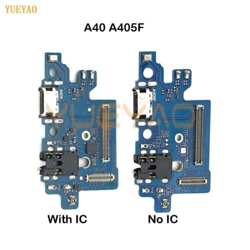 Dock Connector Micro USB Charger Charging Port Flex Cable Microphone Board For Samsung Galaxy A40 A405 A405F Charging Flex