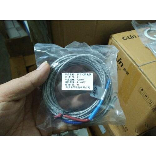 Brand new original authentic C-Lin WRNT-02 (K type) line length 5 meters nail type thermocouple
