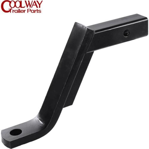 Heavy Duty 8 Inch Steel Trailer Drop Towbar Tongue Ball Mount Hitch Fits 2 Inch Receiver Boat RV Parts Accessories